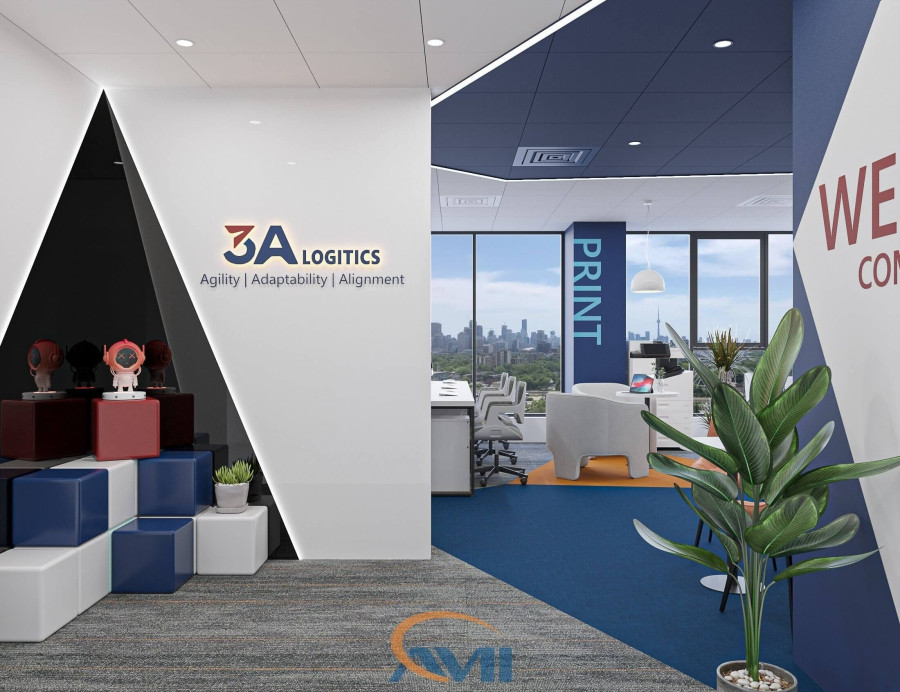 Thiết kế nội thất văn phòng 3A Logistics