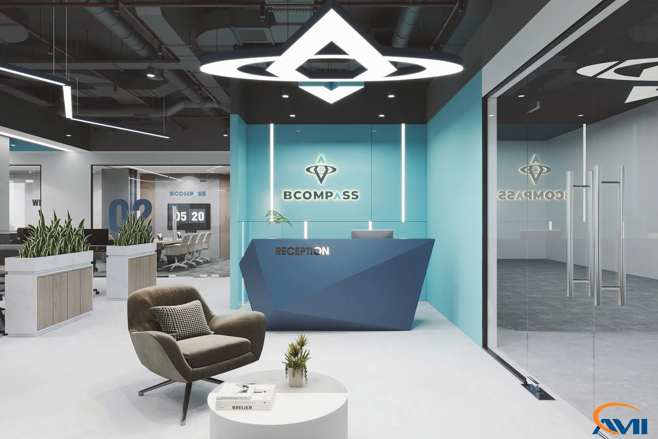 Thiết kế nội thất văn phòng BCOMPASS