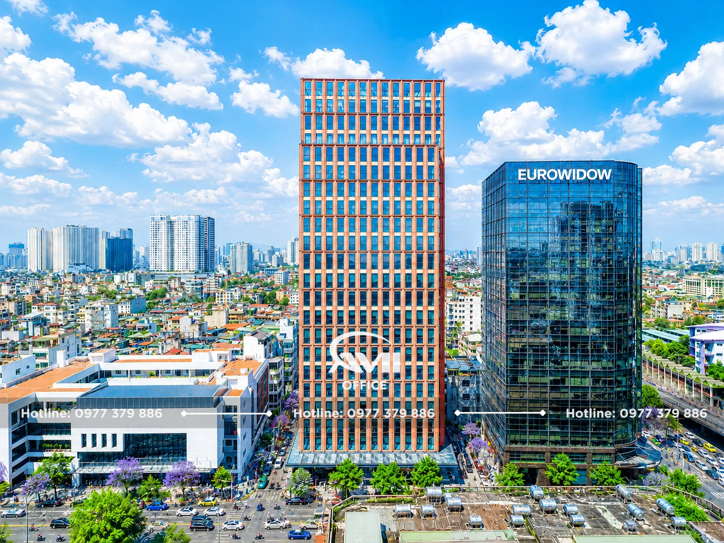 Mặt tiền Coninco Tower Đống Đa
