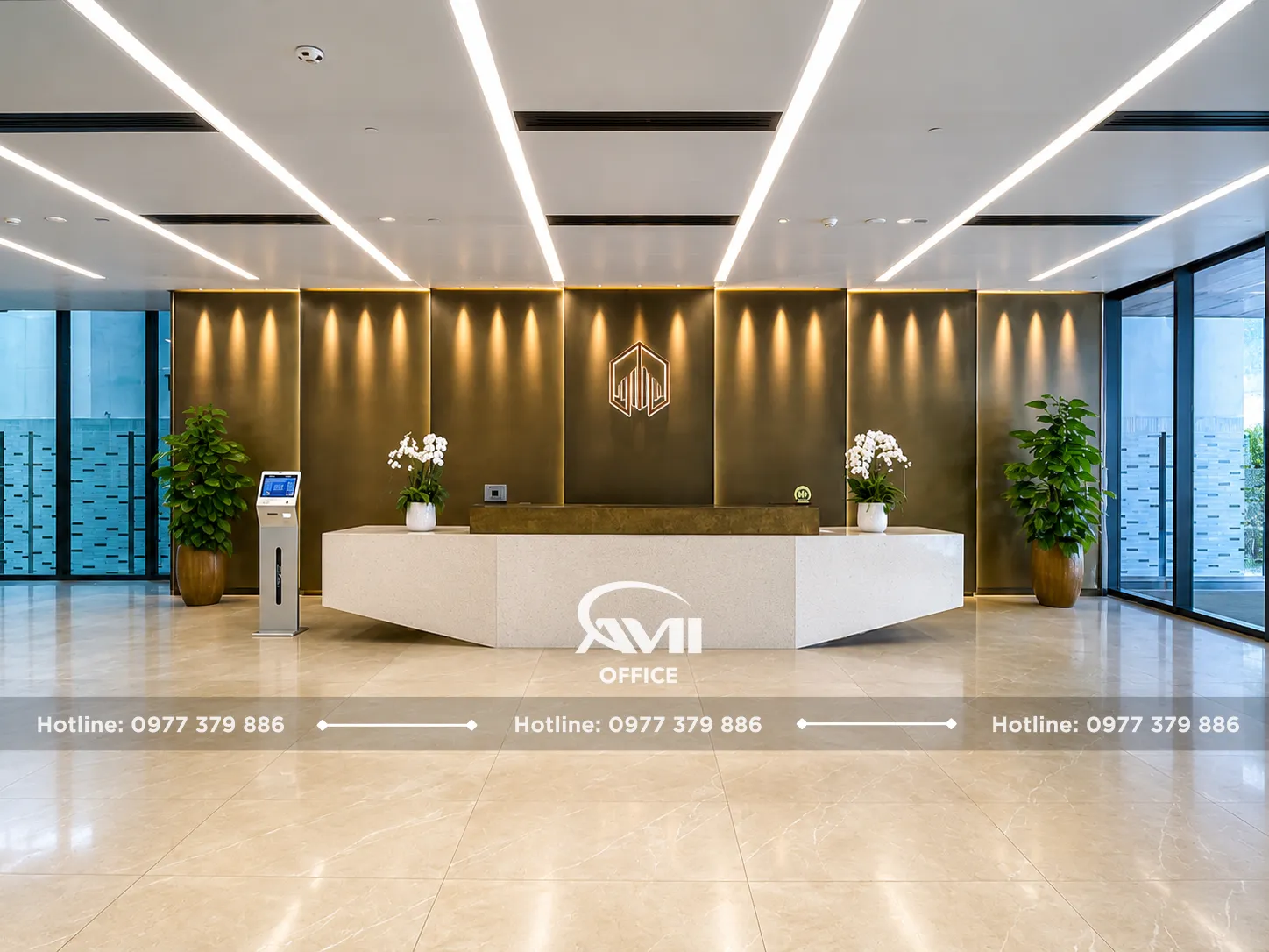 Sảnh lễ tân Grand Terra Hà Nội