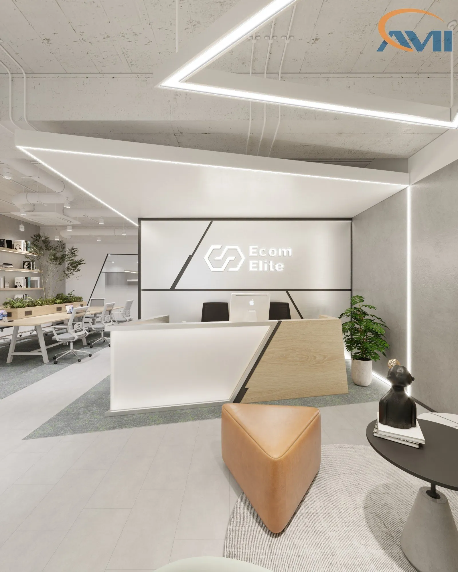 Thiết kế nội thất văn phòng Ecom Elite