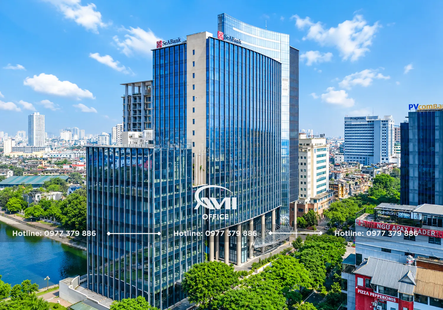 BRG Diamond Park Plaza – tòa nhà văn phòng hạng A tại 16 Láng Hạ, Hà Nội với thiết kế hiện đại, vị trí chiến lược khu Láng Hạ – Giảng Võ, do Ami Office phân phối