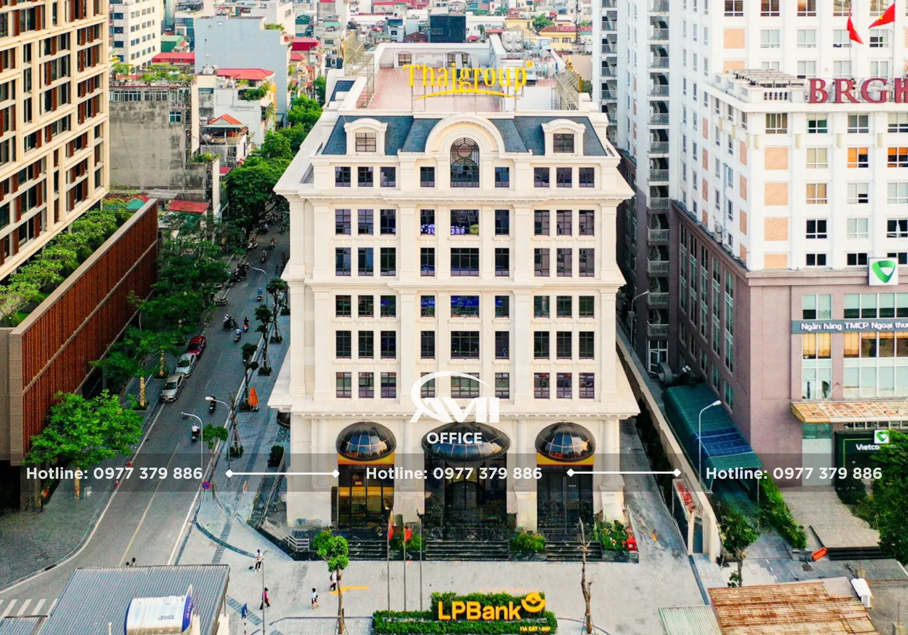 Biệt thự cho thuê làm văn phòng tại khu đô thị Hà Nội