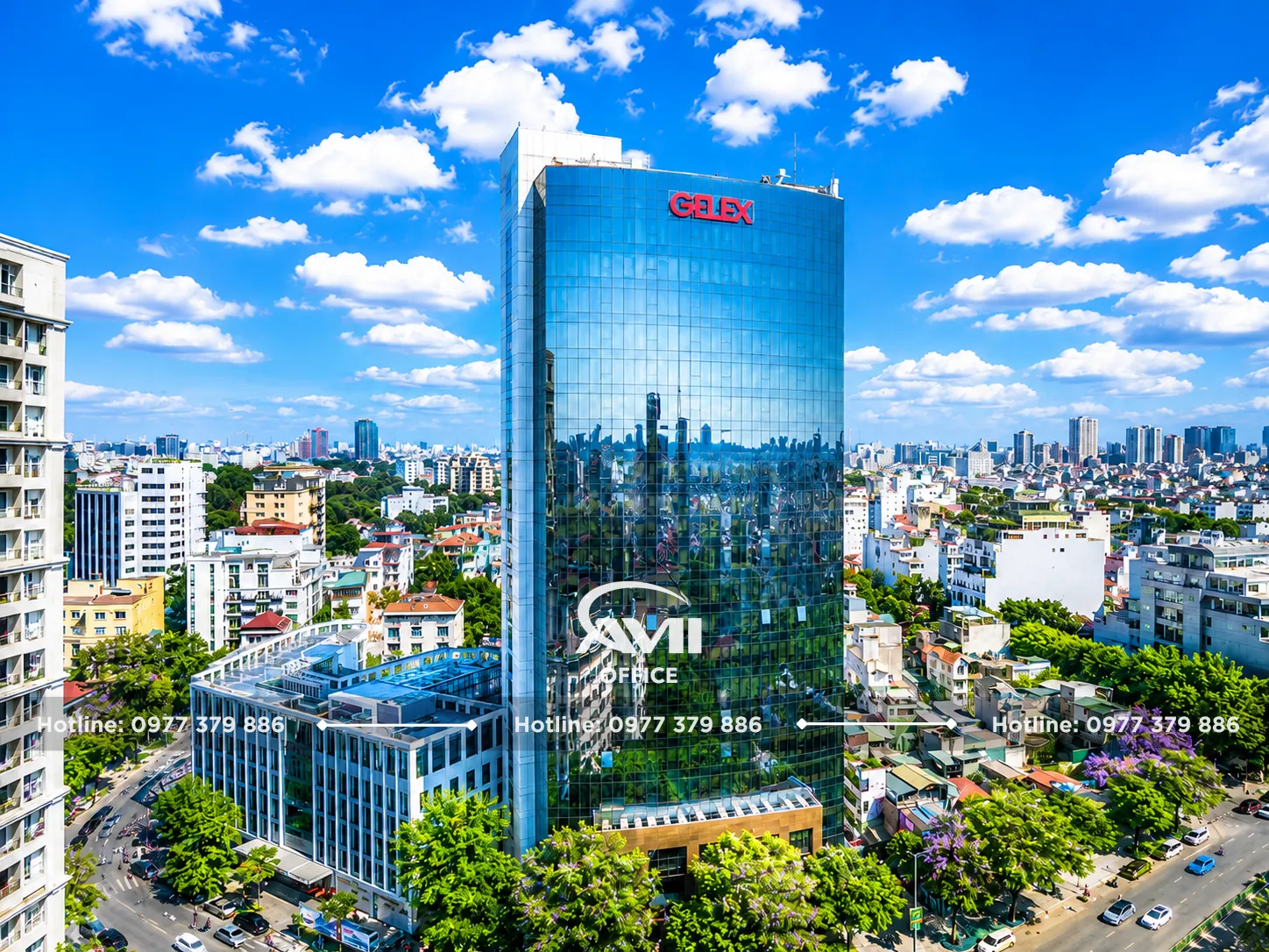 Gelex Tower – tòa nhà văn phòng hạng A cho thuê tại trung tâm Hà Nội, sở hữu vị trí đắc địa và không gian làm việc chuyên nghiệp do Ami Office tư vấn