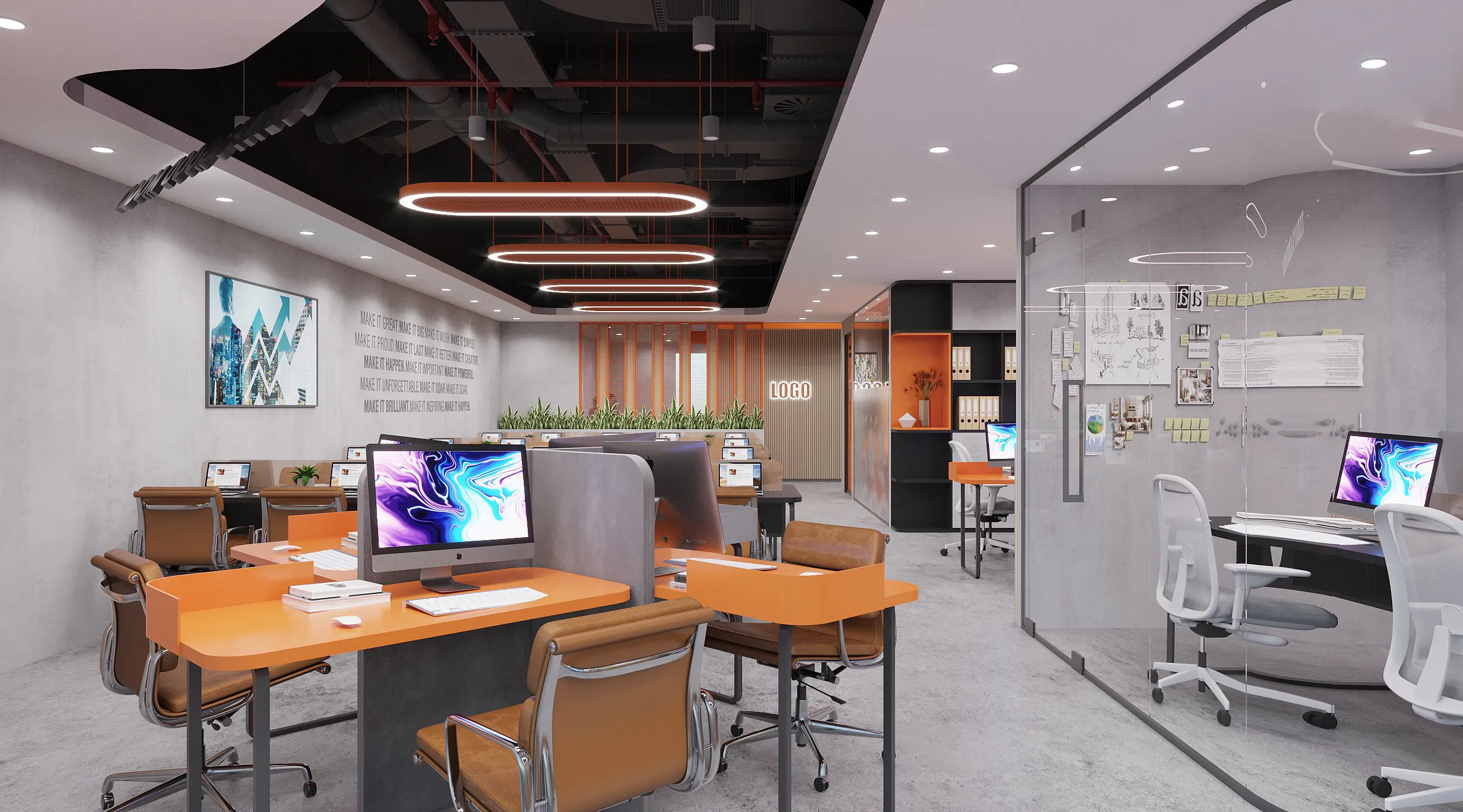 Bàn ghế và nội thất văn phòng full nội thất được trang bị sẵn, phù hợp doanh nghiệp vừa và nhỏ