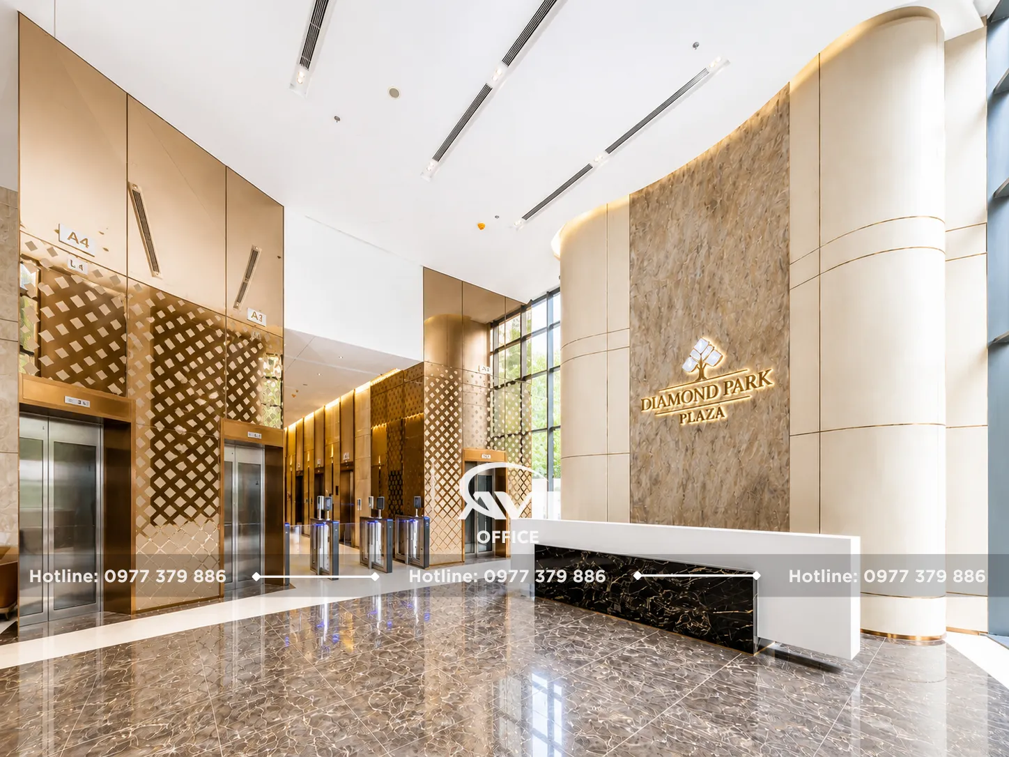 Sảnh lễ tân BRG Diamond Park Plaza
