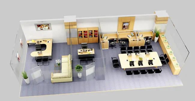 Văn phòng mini diện tích nhỏ từ 10 đến 30m2