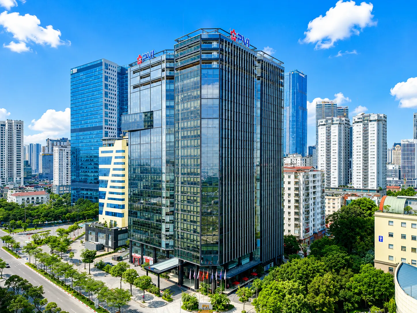 PVI Tower có văn phòng view Công viên Cầu Giấy