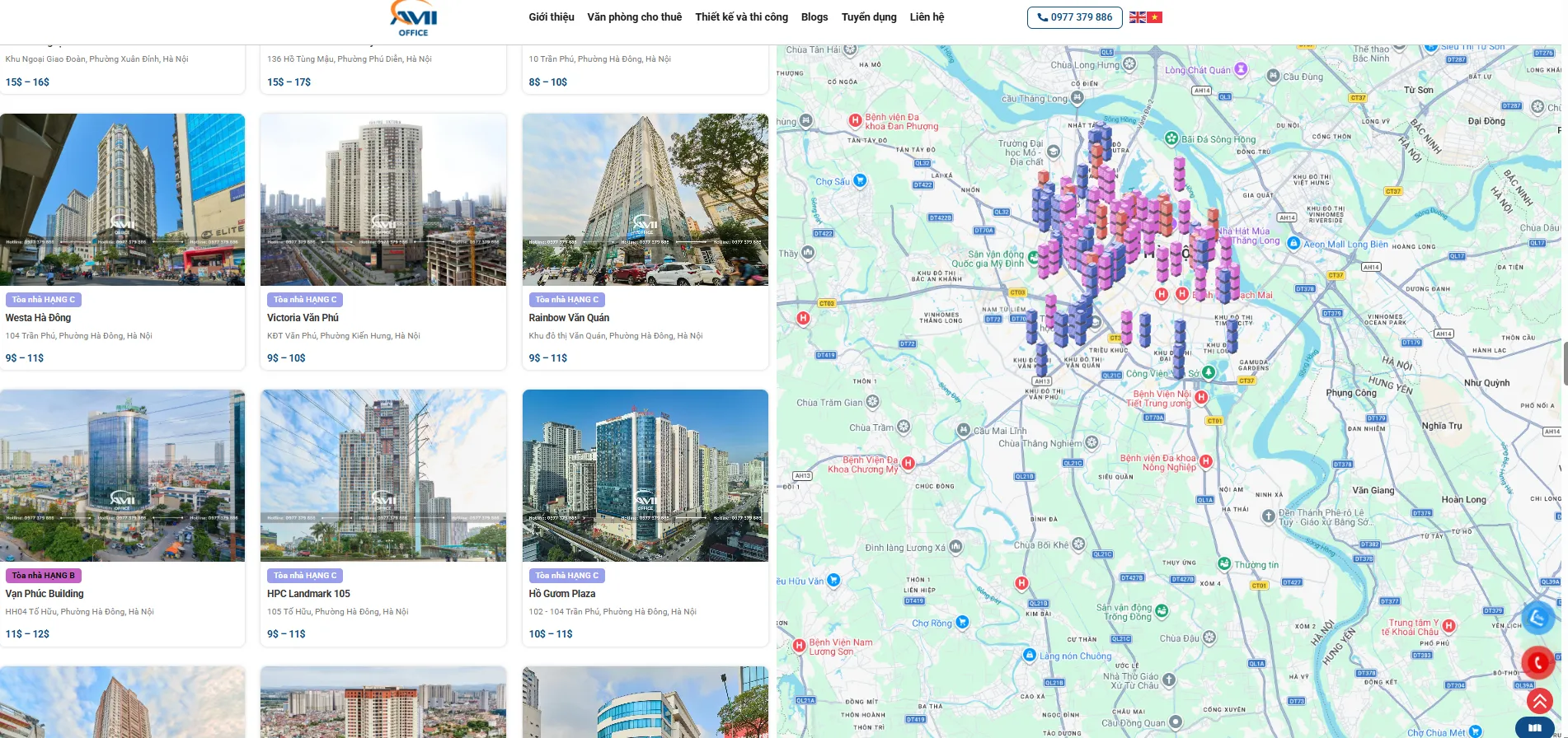 Tìm văn phòng Hà Nội dưới 50 triệu cùng Ami Office